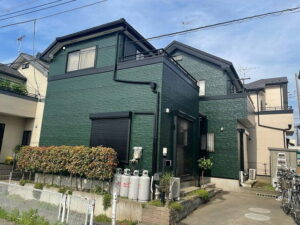【施工実績1380】外壁塗装・屋根重ね葺き：埼玉県幸手市