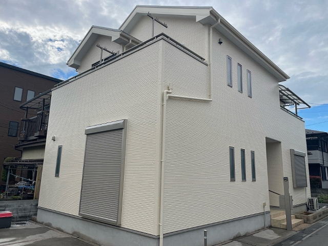 【施工実績1384】外壁塗装・屋根塗装：埼玉県越谷市