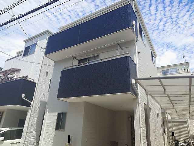 【施工実績1386】外壁塗装・屋根塗装：埼玉県さいたま市中央区
