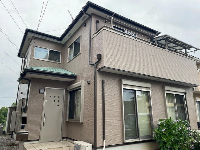 【施工実績1393】外壁塗装・屋根塗装：埼玉県川口市