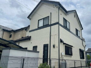 【施工実績1396】外壁塗装・屋根重ね葺き：埼玉県上尾市