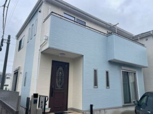 【施工実績1398】外壁塗装・屋根塗装：埼玉県上尾市