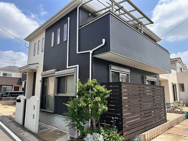 【施工実績1422】外壁塗装・屋根塗装：埼玉県上尾市