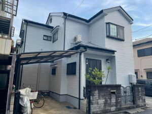 【施工実績1447】外壁塗装・屋根塗装：埼玉県蕨市