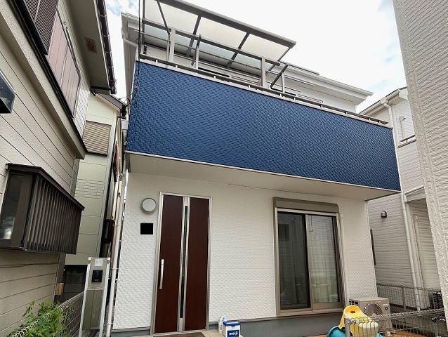 【施工実績1460】外壁塗装・屋根塗装：埼玉県川口市