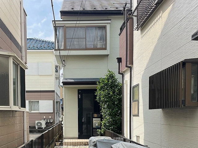 【施工実績1440】外壁塗装・屋根重ね葺き：埼玉県春日部市