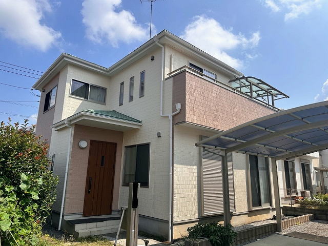 【施工実績1489】外壁塗装・屋根塗装：埼玉県加須市
