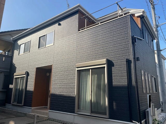 【施工実績1490】外壁塗装・屋根塗装：埼玉県川越市