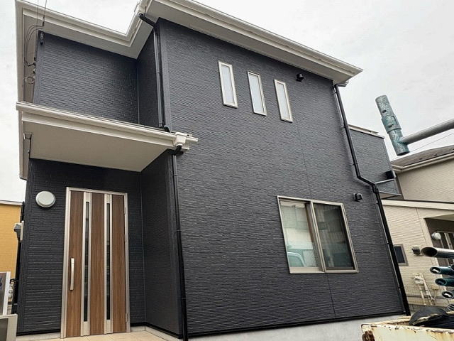 【施工実績1504】外壁塗装・屋根塗装：埼玉県鶴ヶ島市