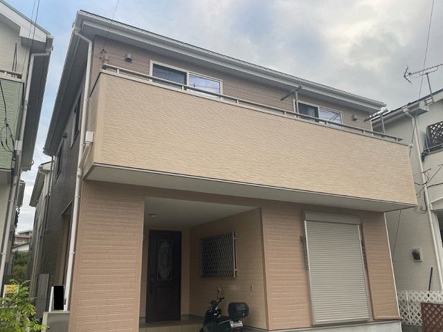 【施工実績1506】外壁塗装・屋根塗装：埼玉県志木市