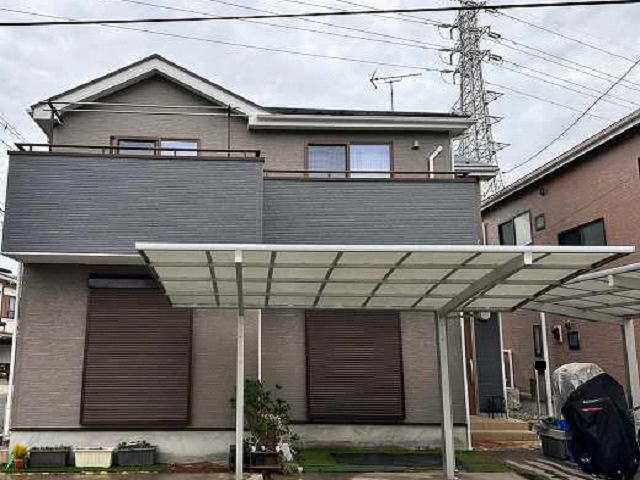 【施工実績1536】外壁塗装・屋根塗装：埼玉県上尾市