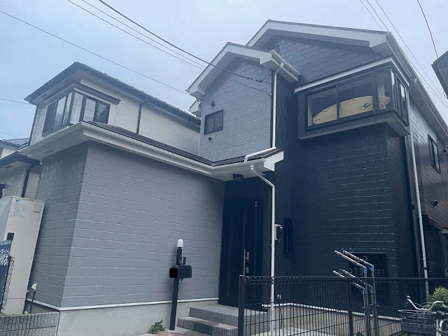 【施工実績1542】外壁塗装：埼玉県川口市