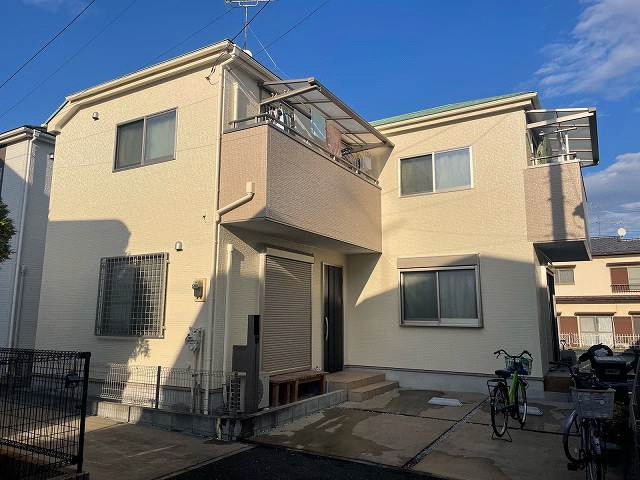 【施工実績1554】外壁塗装・屋根塗装：埼玉県川越市