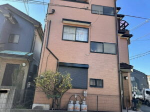 【施工実績1557】外壁塗装・屋根重ね葺き：埼玉県川口市