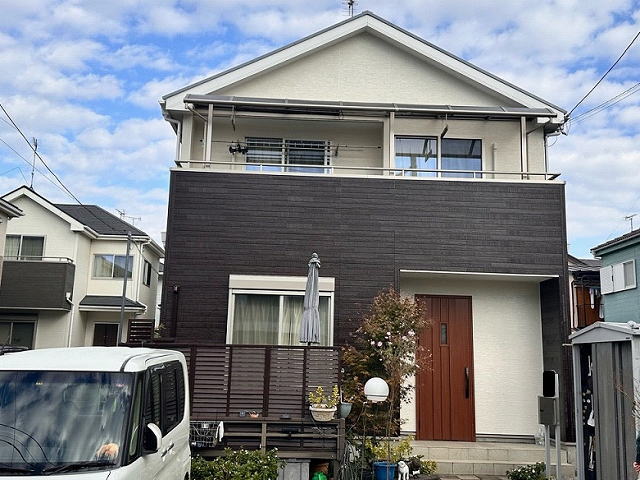 【施工実績1562】外壁塗装・屋根塗装：埼玉県春日部市