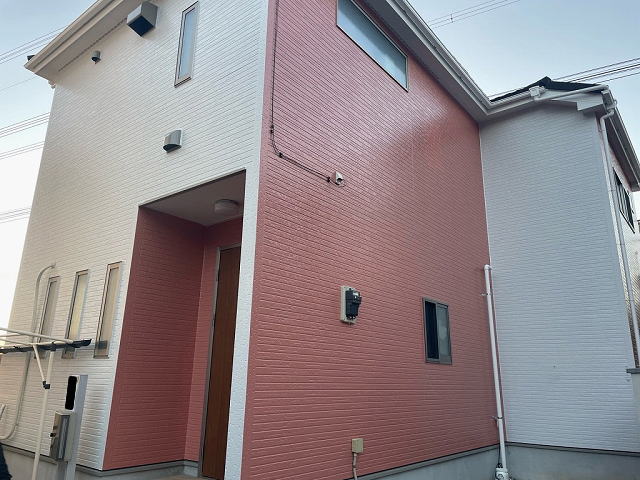 【施工実績1563】外壁塗装・屋根重ね葺き：埼玉県川口市