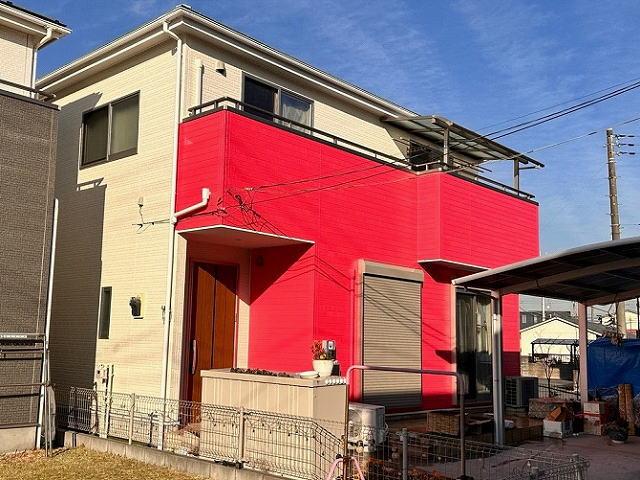 【施工実績1572】外壁塗装・屋根塗装：埼玉県春日部市