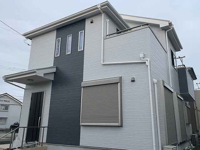 【施工実績1576】外壁塗装・屋根塗装：埼玉県草加市