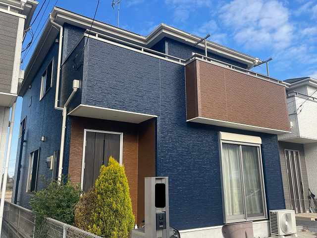 【施工実績1585】外壁塗装・屋根塗装：埼玉県川越市