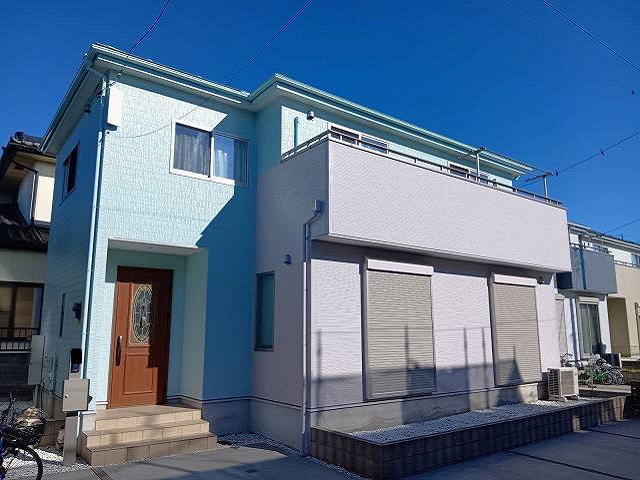 【施工実績1587】外壁塗装・屋根塗装：埼玉県久喜市