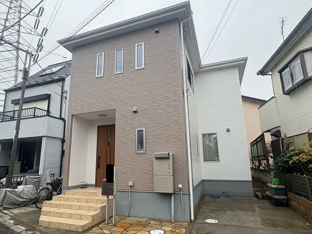 【施工実績1593】外壁塗装・屋根塗装：埼玉県越谷市