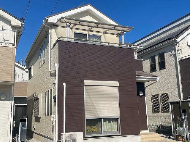 【施工実績1616】外壁塗装・屋根塗装：埼玉県桶川市