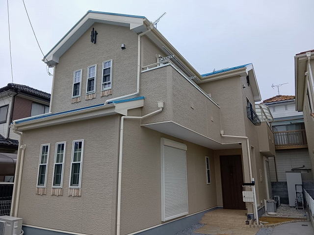 【施工実績1618】外壁塗装・屋根塗装：埼玉県蓮田市