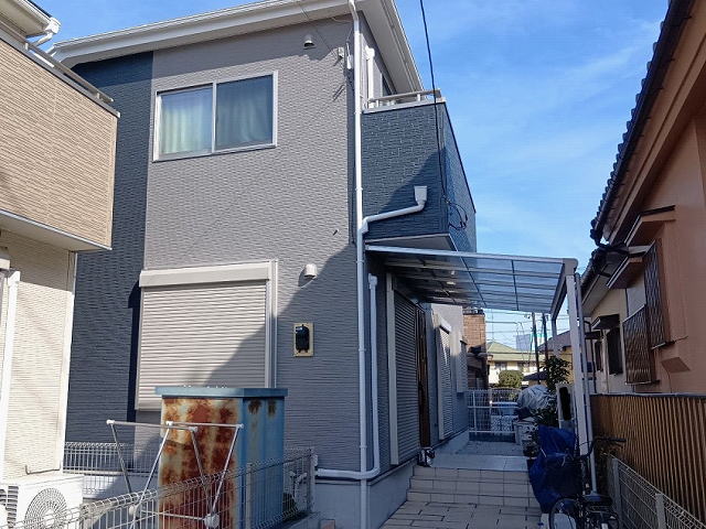 【施工実績1621】外壁塗装・屋根塗装：埼玉県蓮田市