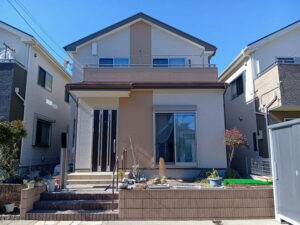 【施工実績1627】外壁塗装・屋根塗装：埼玉県鶴ヶ島市