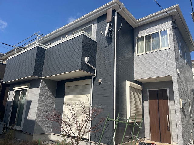 【施工実績1637】外壁塗装・屋根塗装：埼玉県三郷市