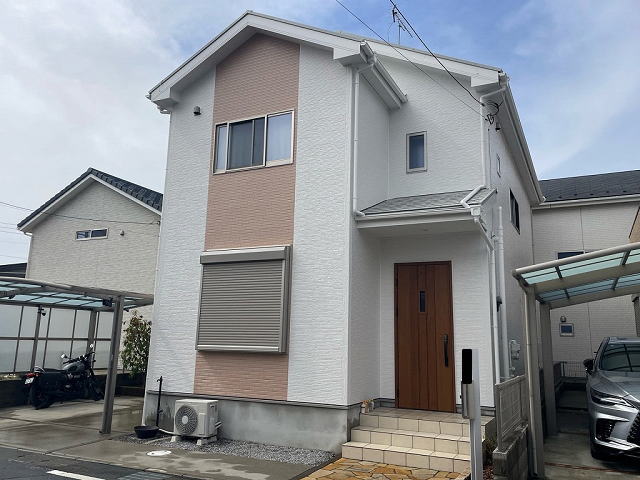 【施工実績1642】外壁塗装・屋根塗装：埼玉県三郷市