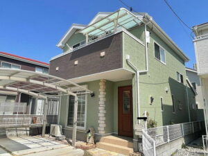 【施工実績1655】外壁塗装・屋根塗装：埼玉県さいたま市西区