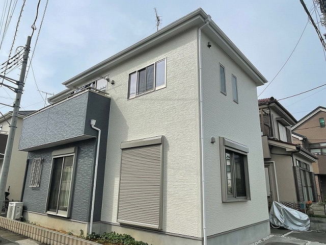 【施工実績1687】外壁塗装・屋根塗装：埼玉県越谷市