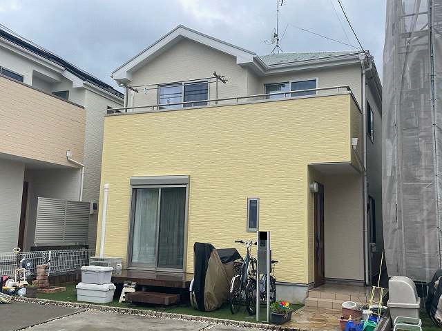 【施工実績1715】外壁塗装・屋根塗装：埼玉県桶川市