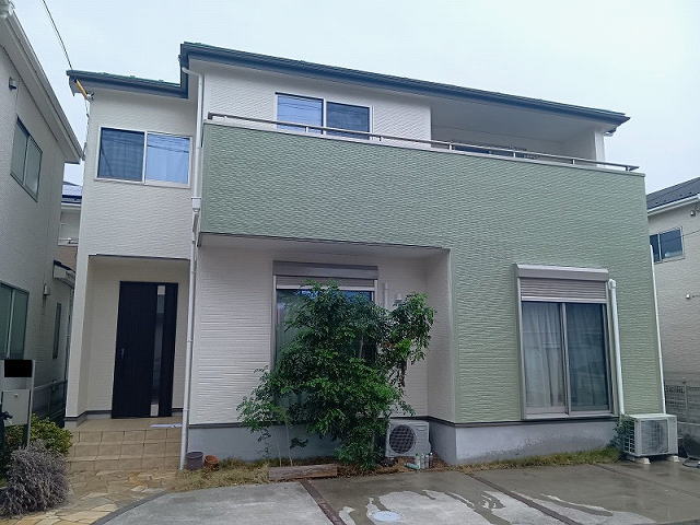 【施工実績1726】外壁塗装・屋根塗装：埼玉県川口市