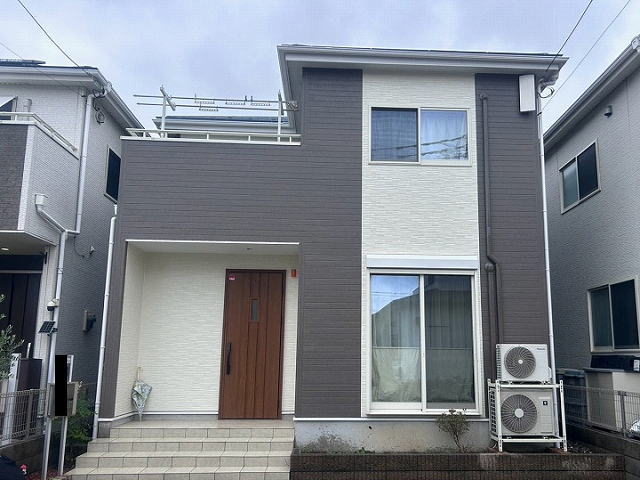 【施工実績1730】外壁塗装・屋根塗装：埼玉県三郷市