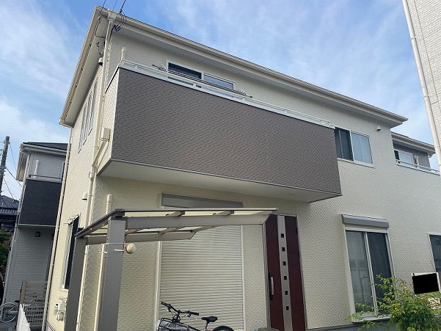 【施工実績1786】外壁塗装・屋根塗装：埼玉県鶴ヶ島市