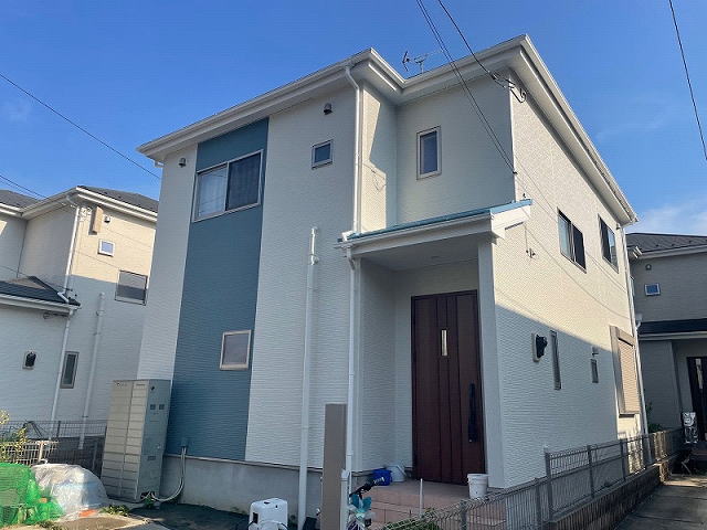 【施工実績1808】外壁塗装・屋根塗装：埼玉県三郷市